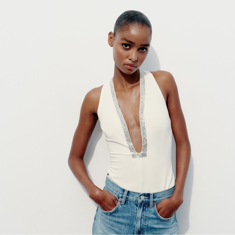 FITTED JEWEL BODYSUIT